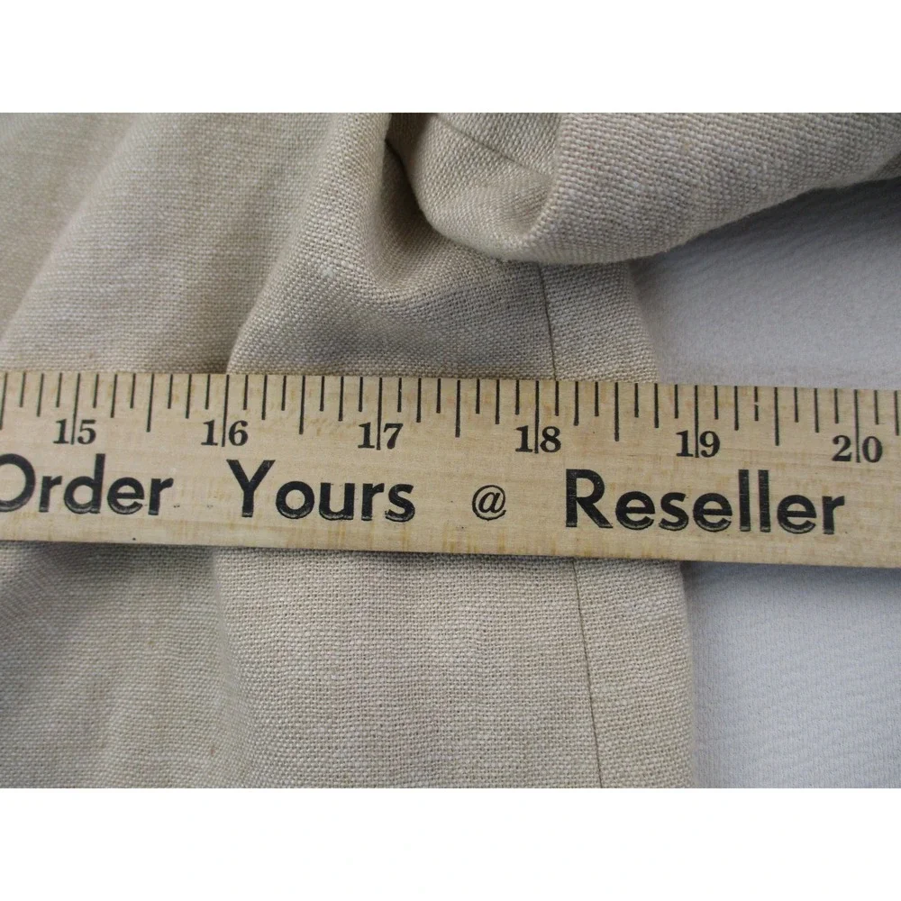 Old Navy Blazer Men M Beige Double Breasted Linen Blend Relaxed Workwear Utility